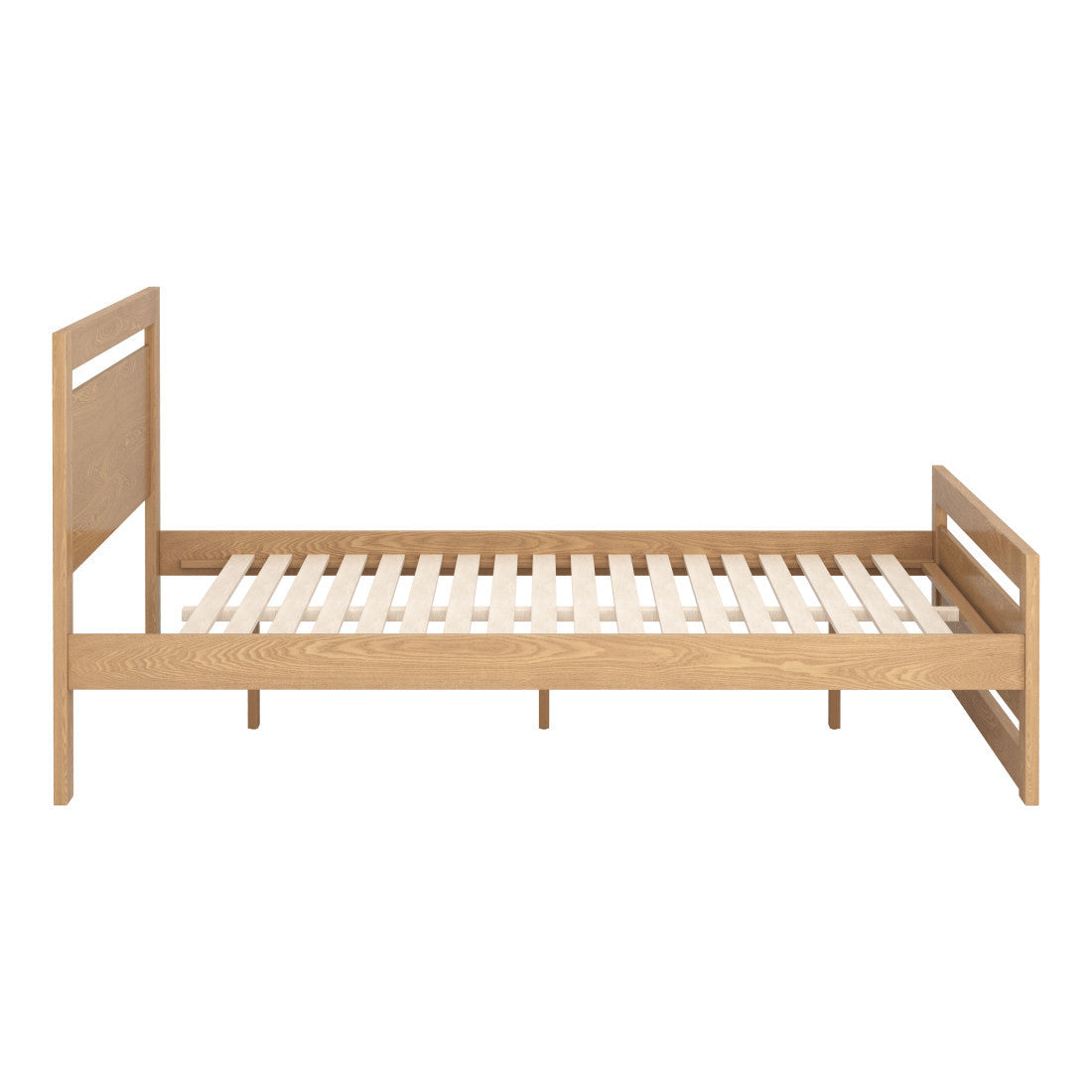 Natural Wood Queen Bed Frame