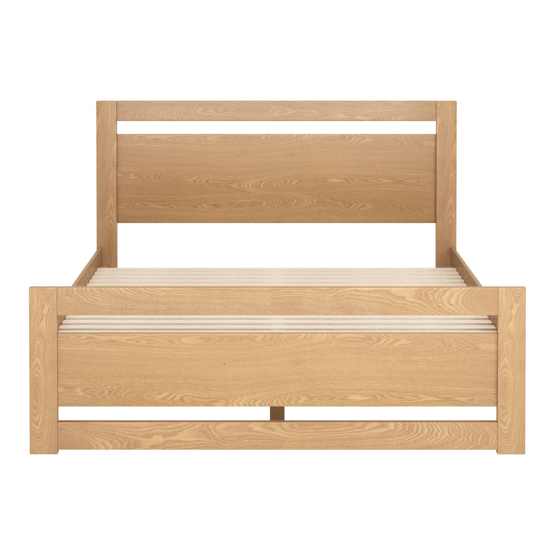 Natural Wood Queen Bed Frame