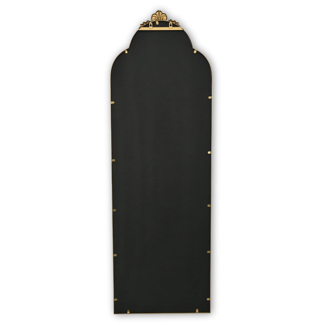 65" Gold Metal Arch Full Length Hanging Mirror