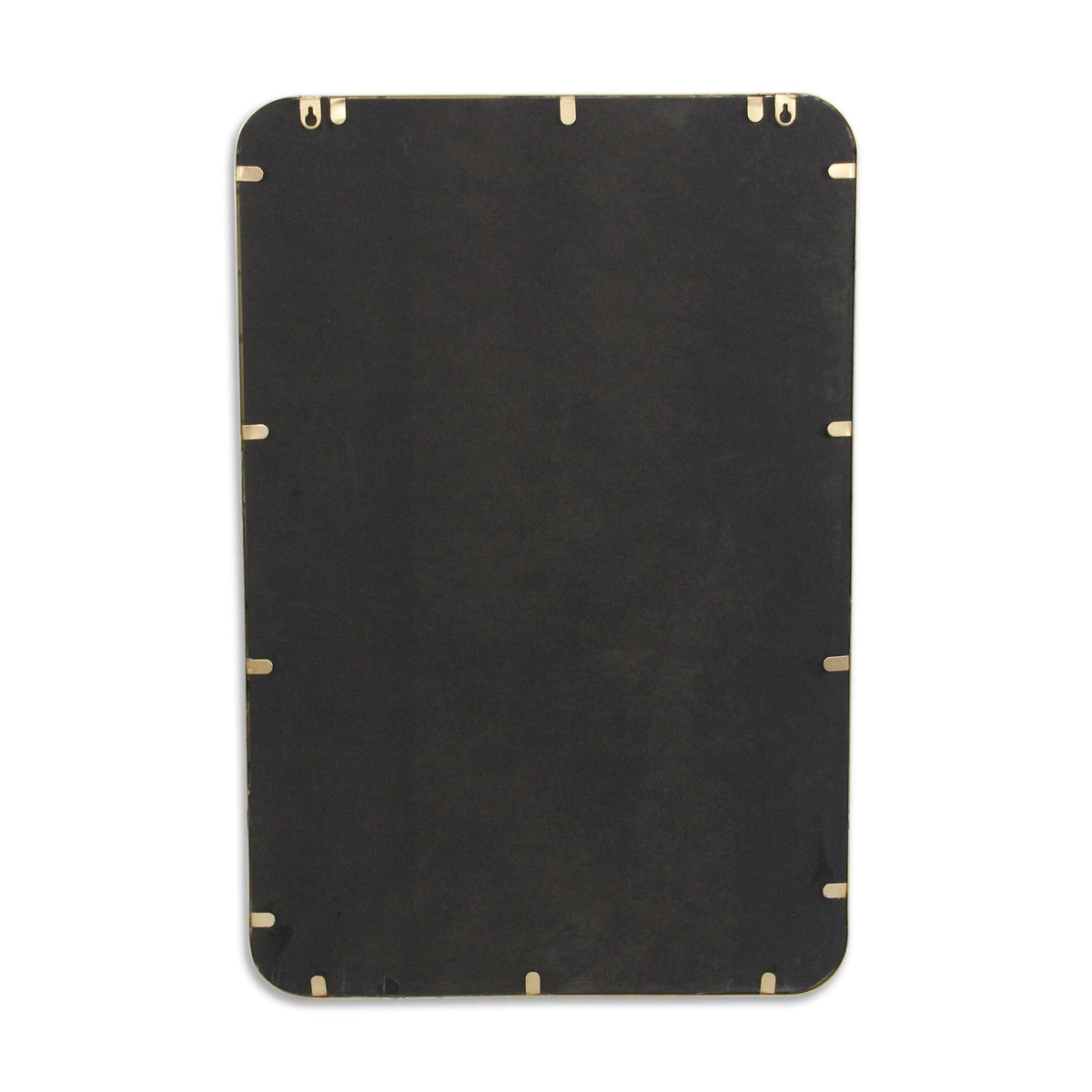 30" Gold Metal Accent Mirror