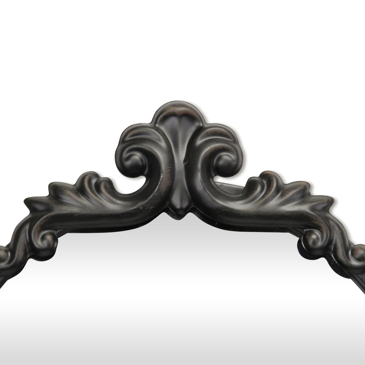 65" Black Metal Arch Full Length Hanging Mirror