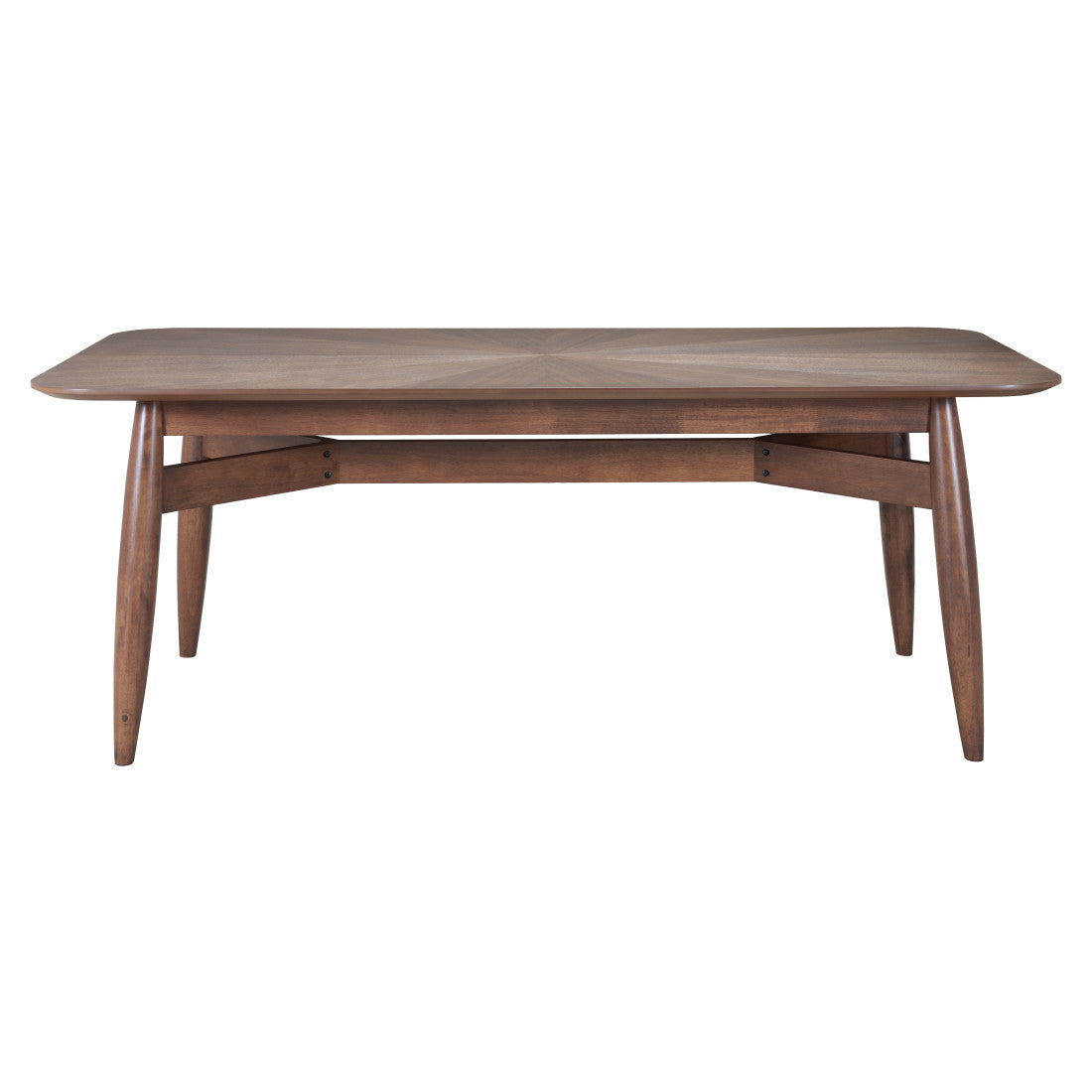78" Espresso Solid Wood Dining Table