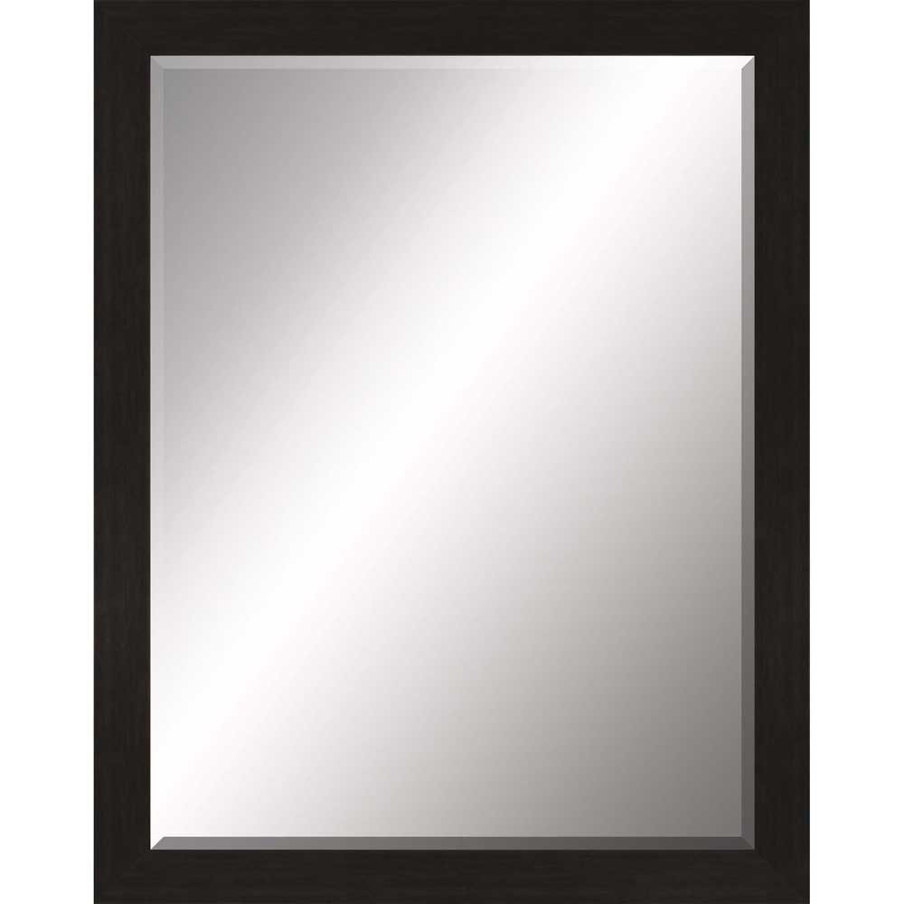 45" Dark Brown Framed Accent Mirror