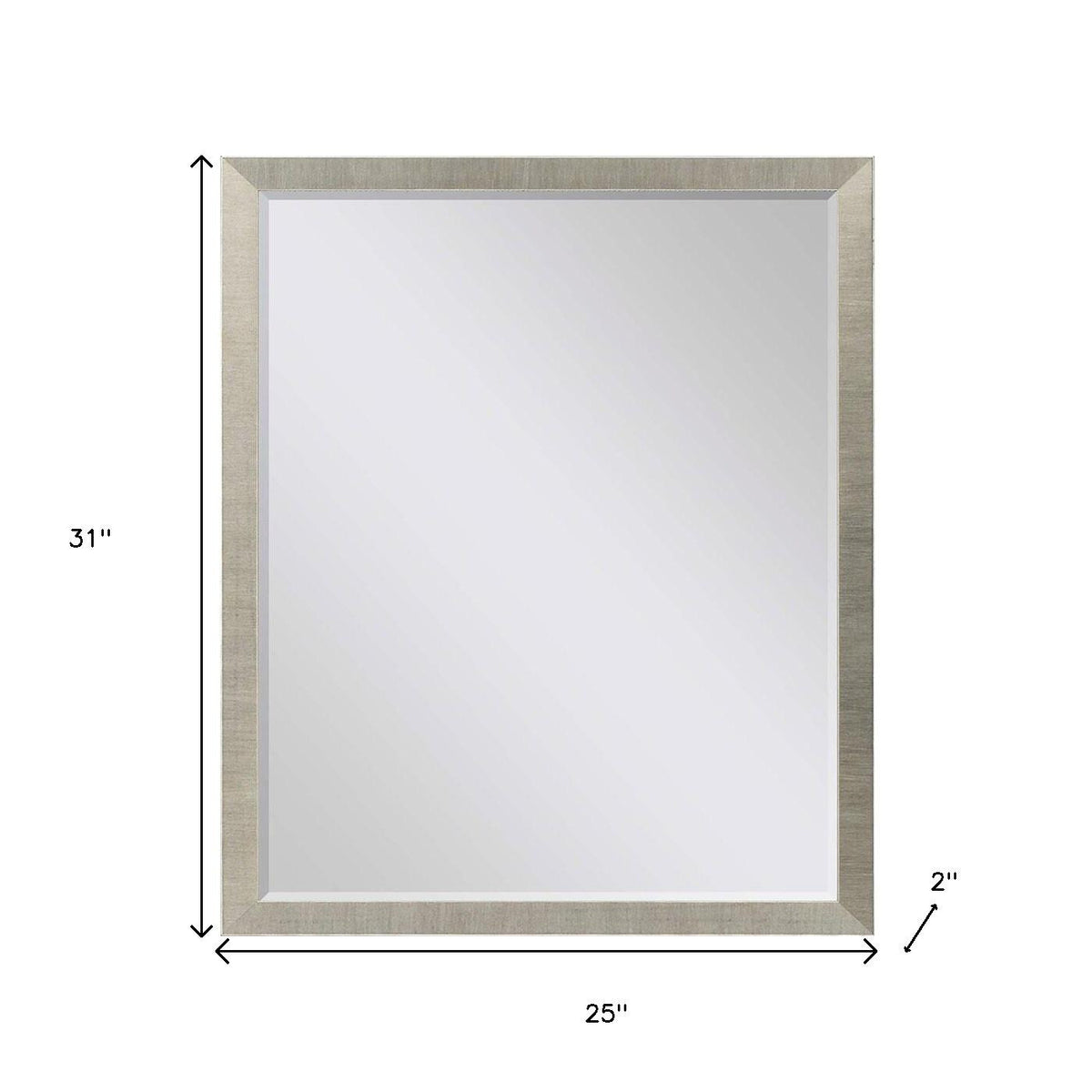 31" Gold Accent Mirror