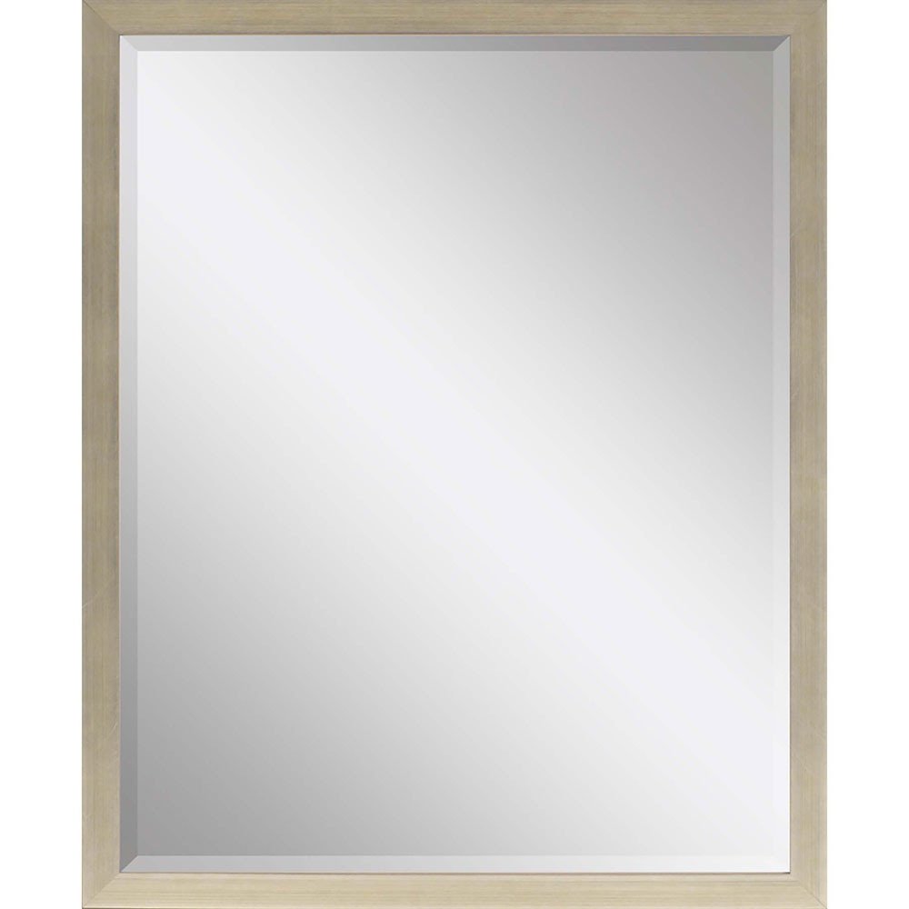 43" Silver Wood Accent Mirror