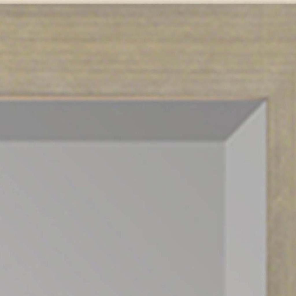 43" Silver Wood Accent Mirror