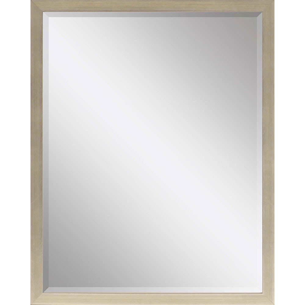 51" Silver Wood Accent Mirror