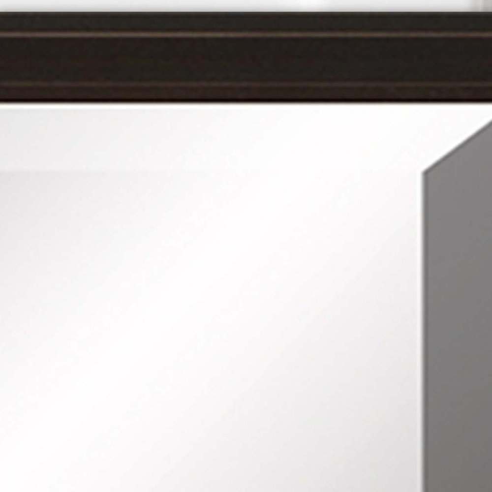 31" Bronze Wood Accent Mirror