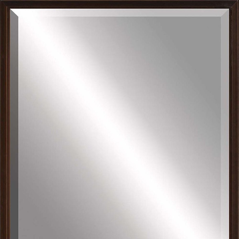 39" Bronze Wood Accent Mirror