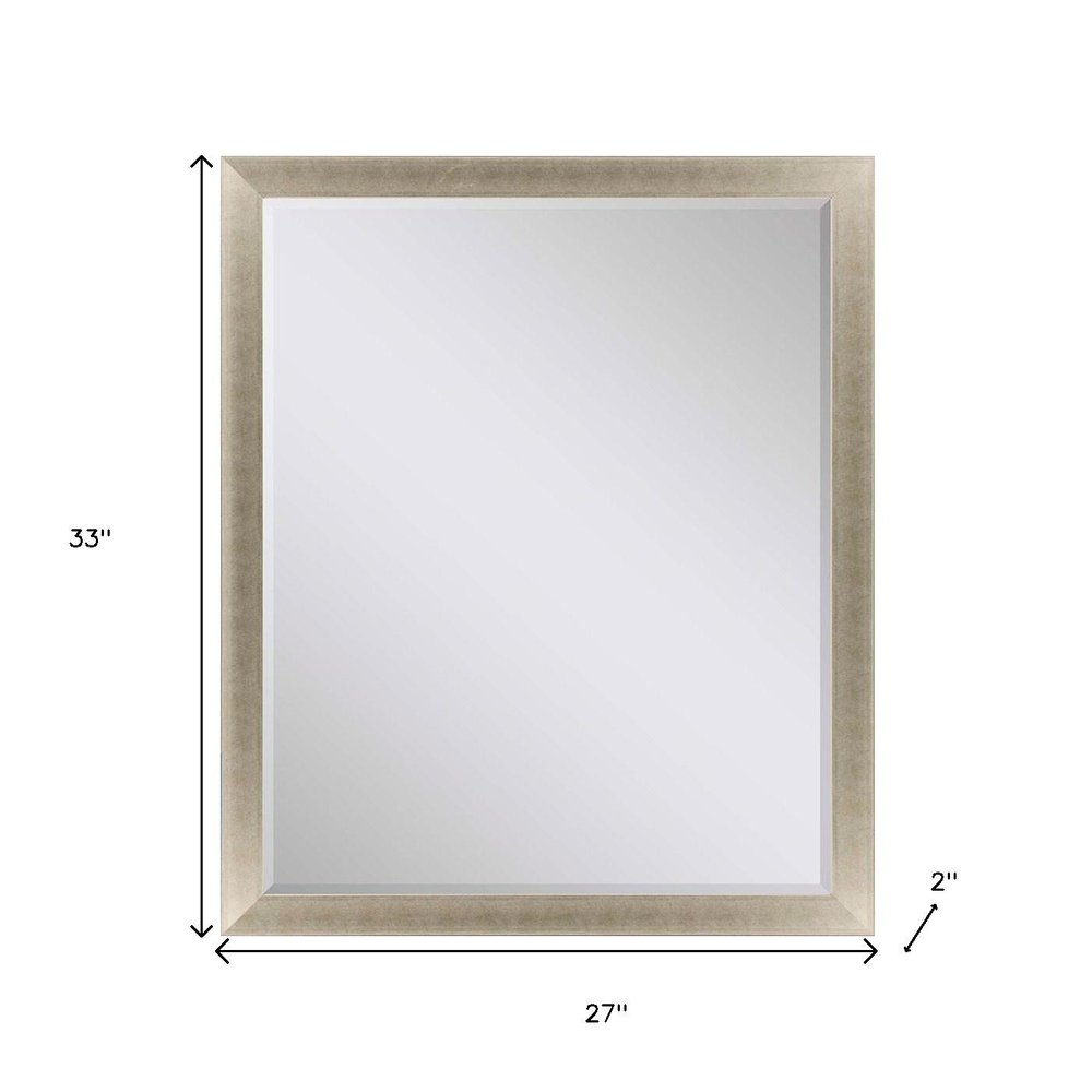 33" Gold Accent Mirror