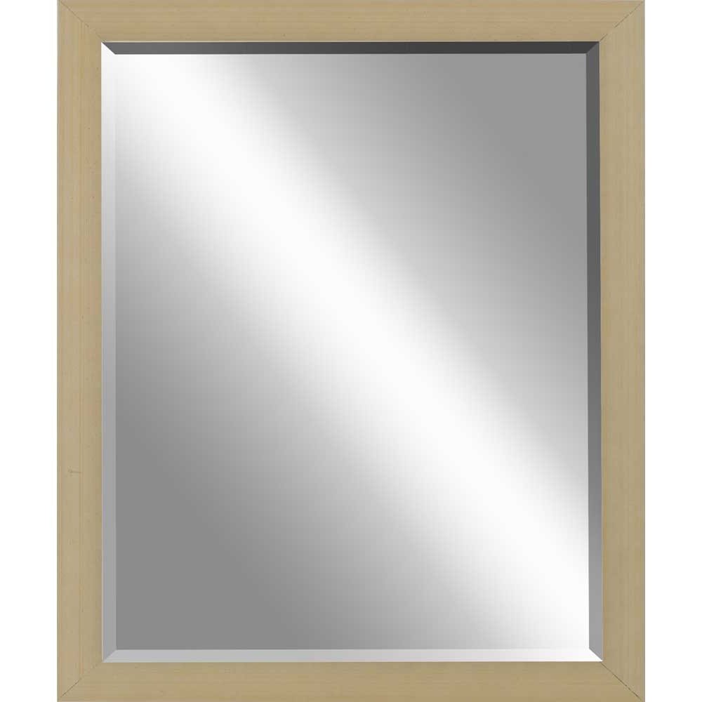 31" Silver Wood Accent Mirror