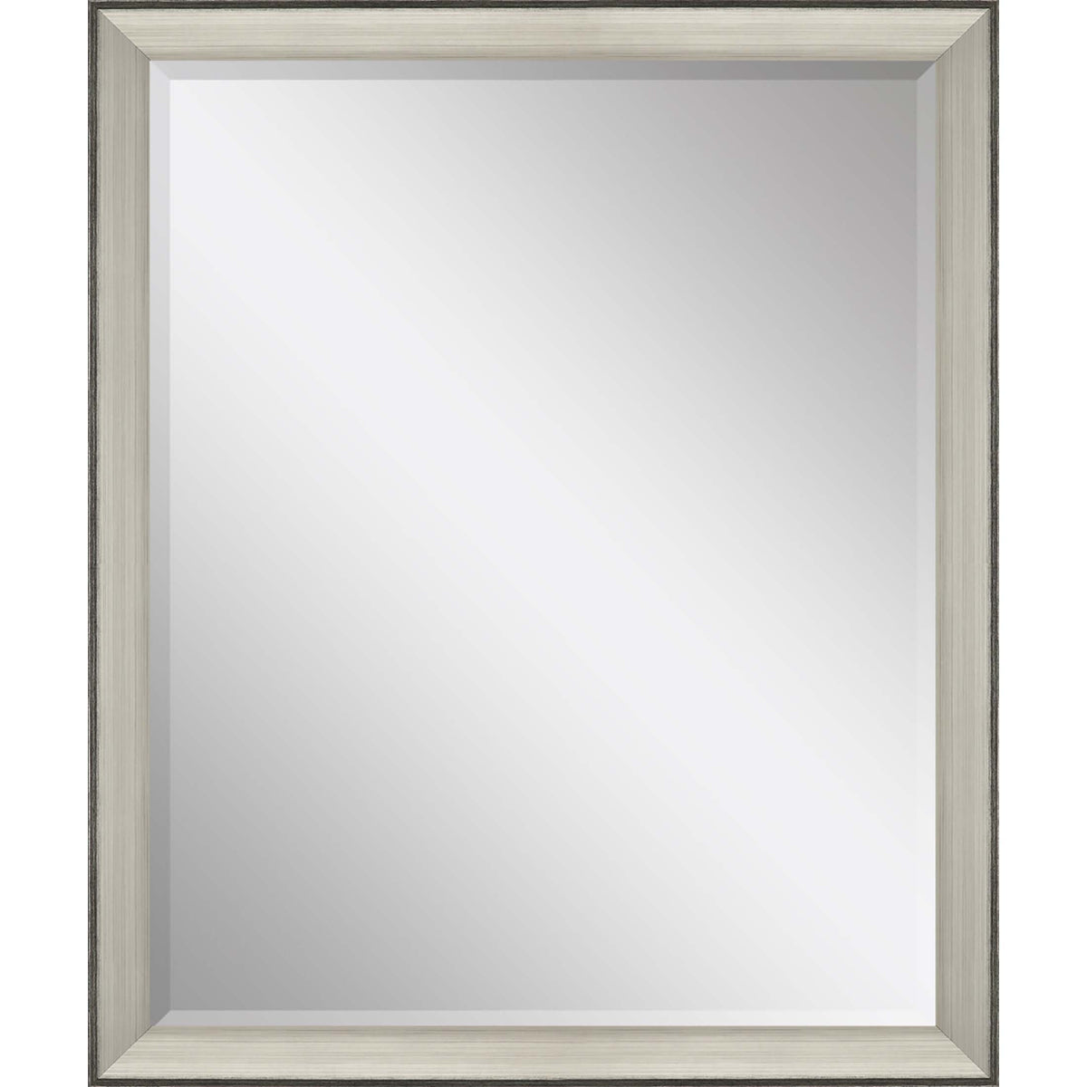 32" Silver Framed Accent Mirror