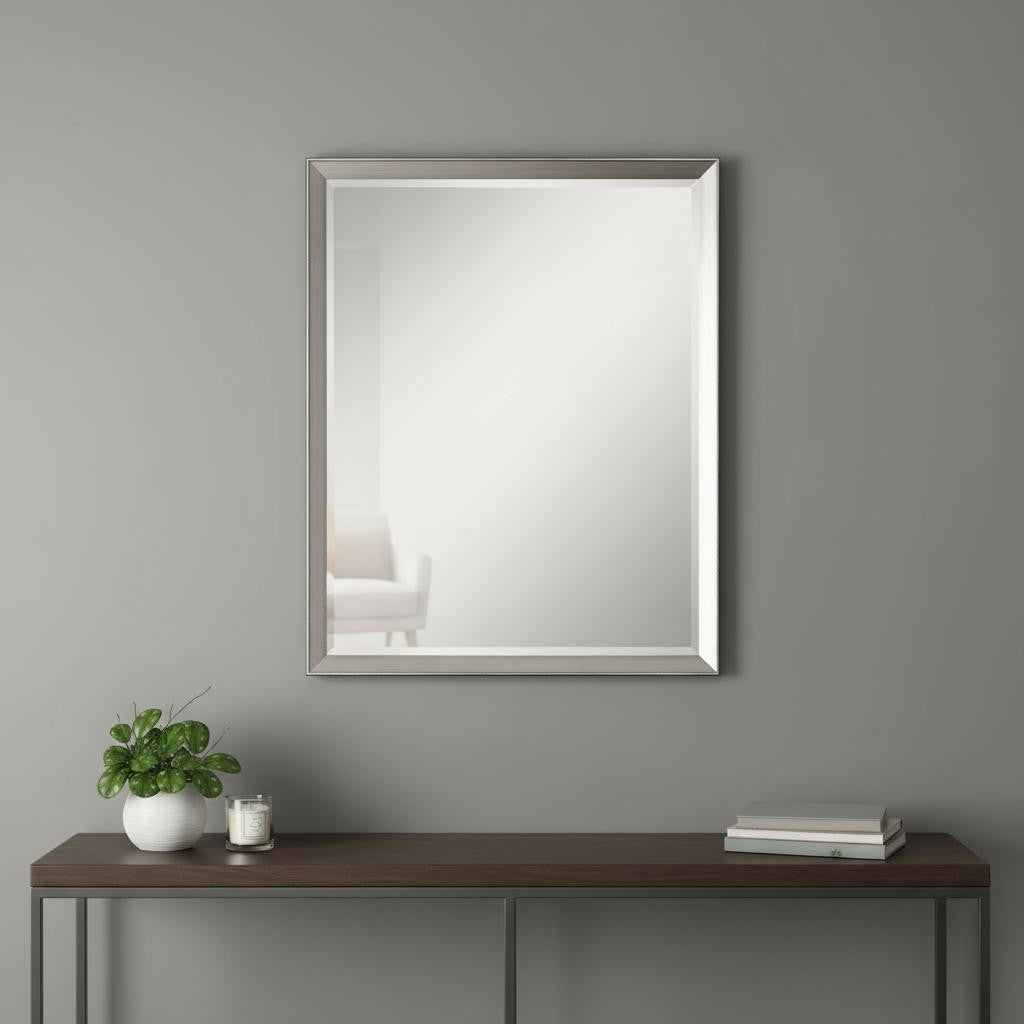 40" Silver Framed Accent Mirror