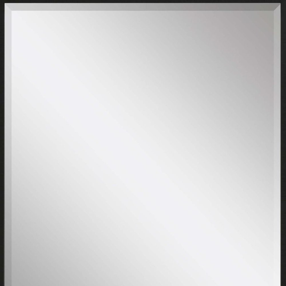 43" Black Framed Accent Mirror