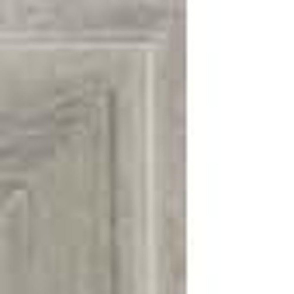 41" Silver Solid Wood Framed Accent Mirror