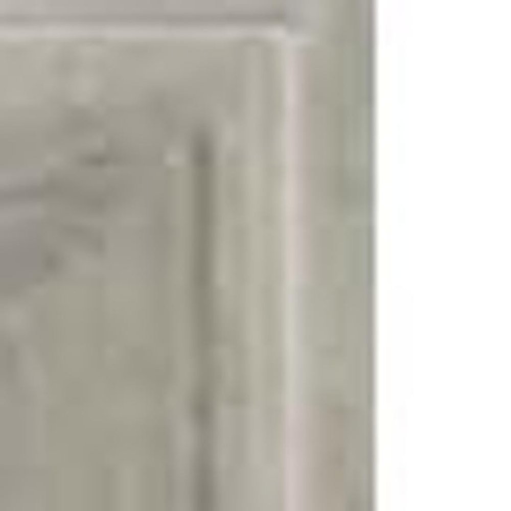 53" Silver Solid Wood Framed Accent Mirror