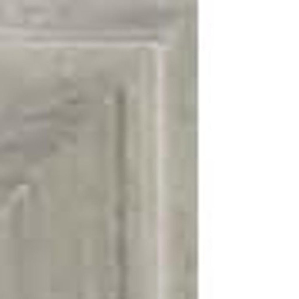 53" Silver Solid Wood Framed Accent Mirror