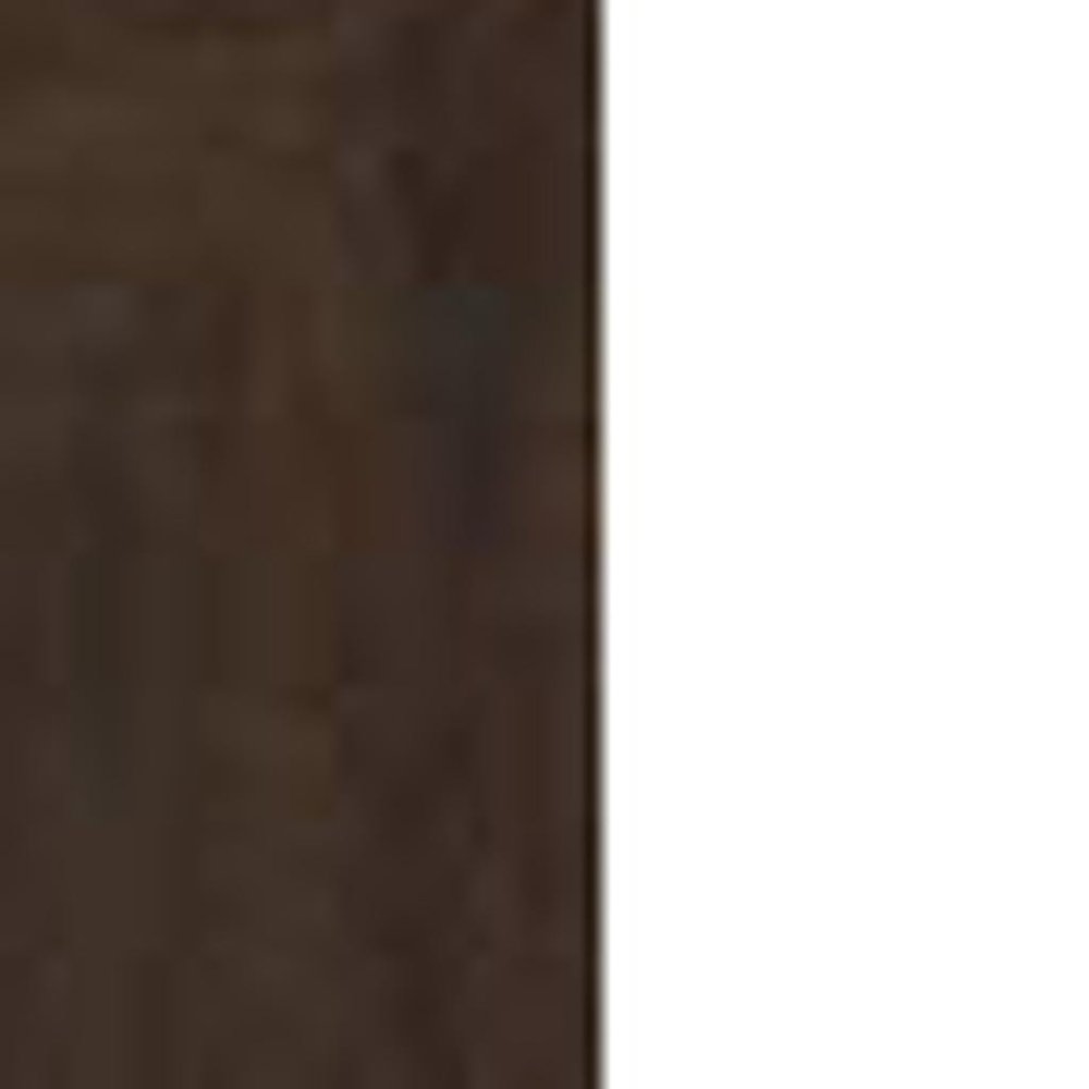 39" Dark Brown Framed Accent Mirror