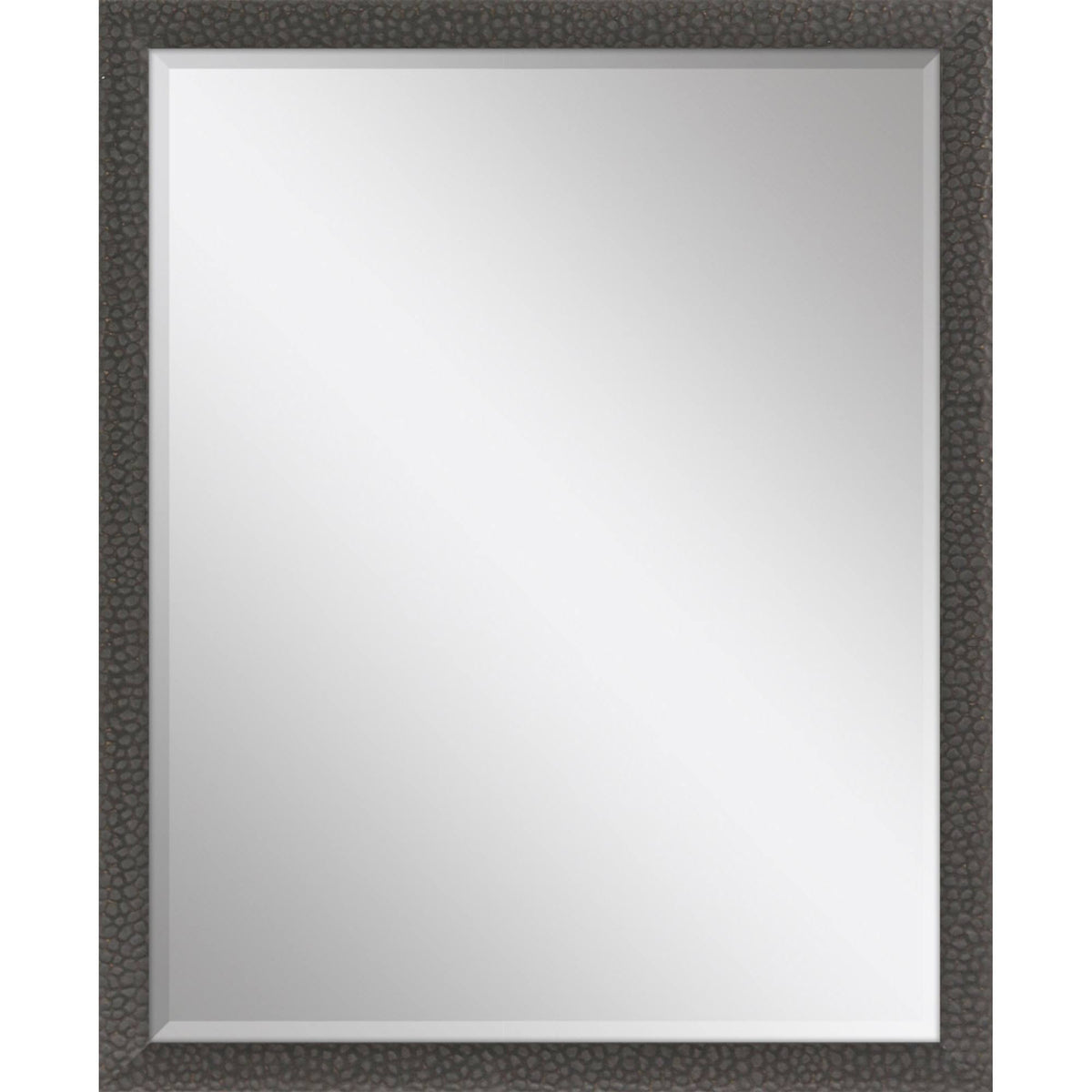 43" Dark Brown Solid Wood Framed Accent Mirror