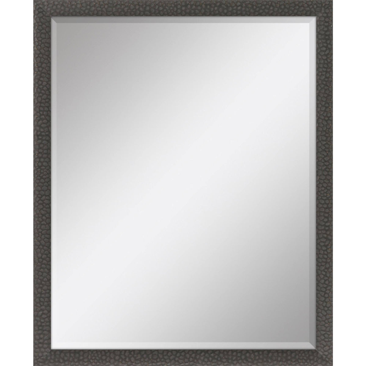 43" Dark Brown Solid Wood Framed Accent Mirror