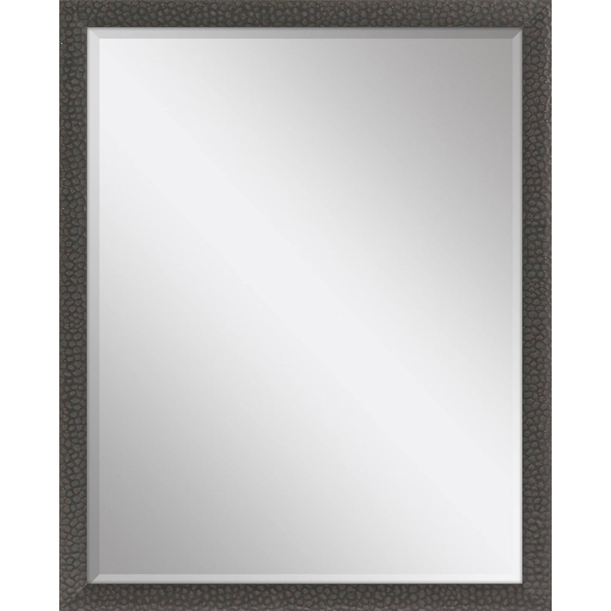 51" Dark Brown Solid Wood Framed Accent Mirror