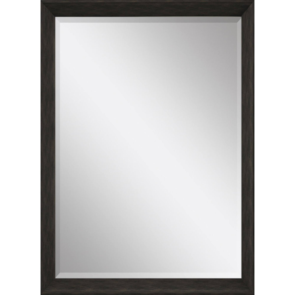 40" Dark Brown Framed Accent Mirror