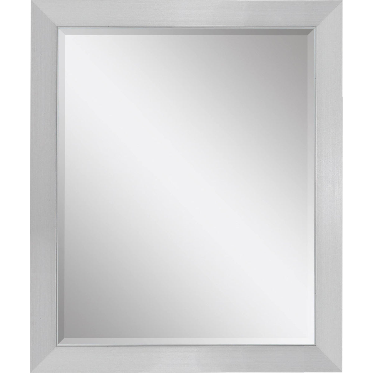 32" Silver Framed Accent Mirror