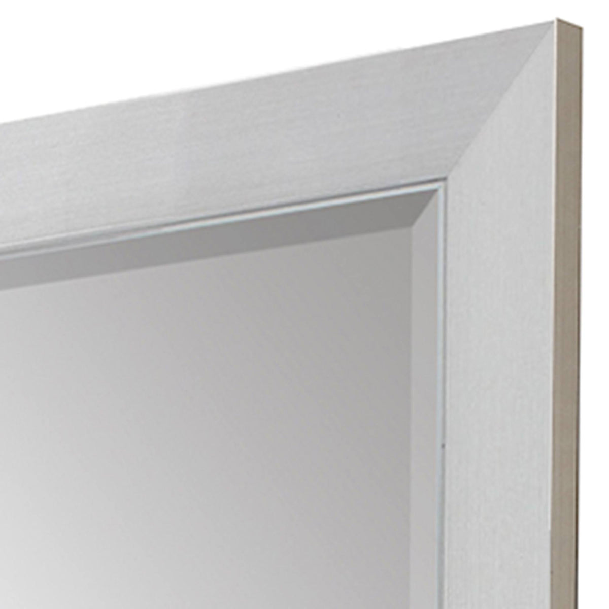 32" Silver Framed Accent Mirror