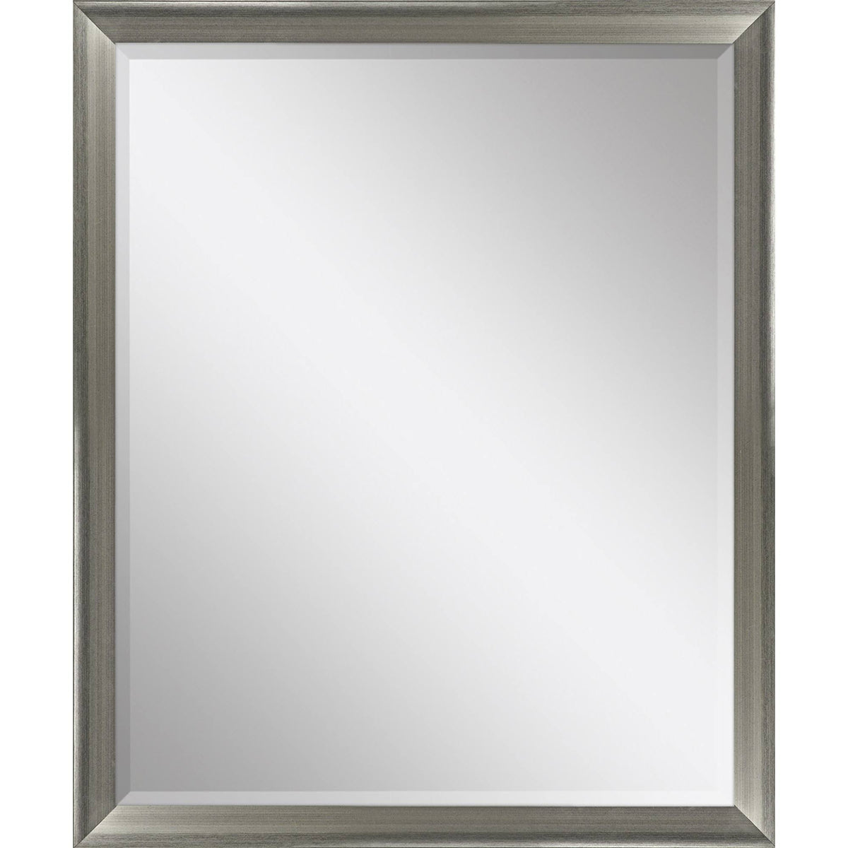 44" White Framed Accent Mirror