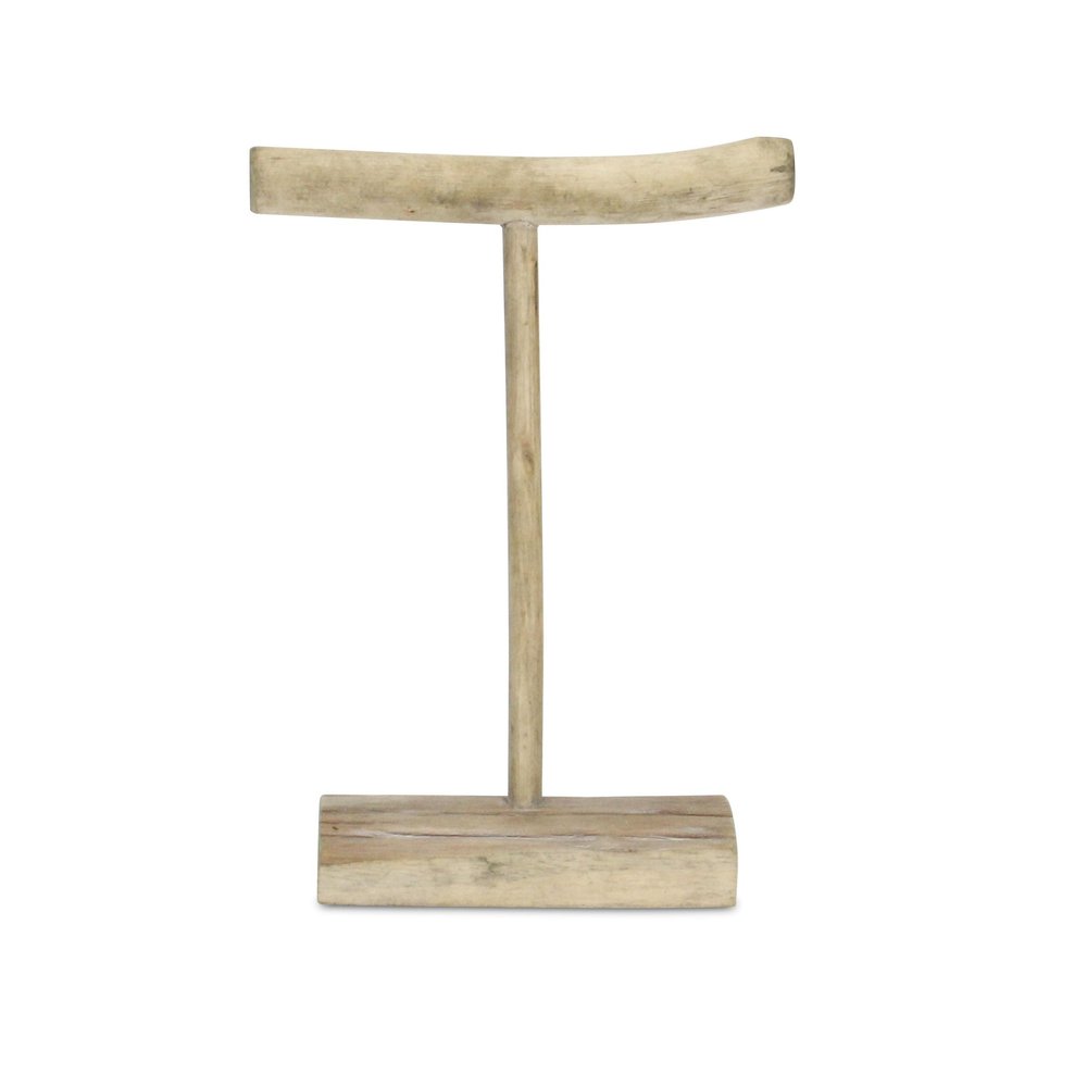 12" Brown Drift Wood Decorative Jewelry Holder