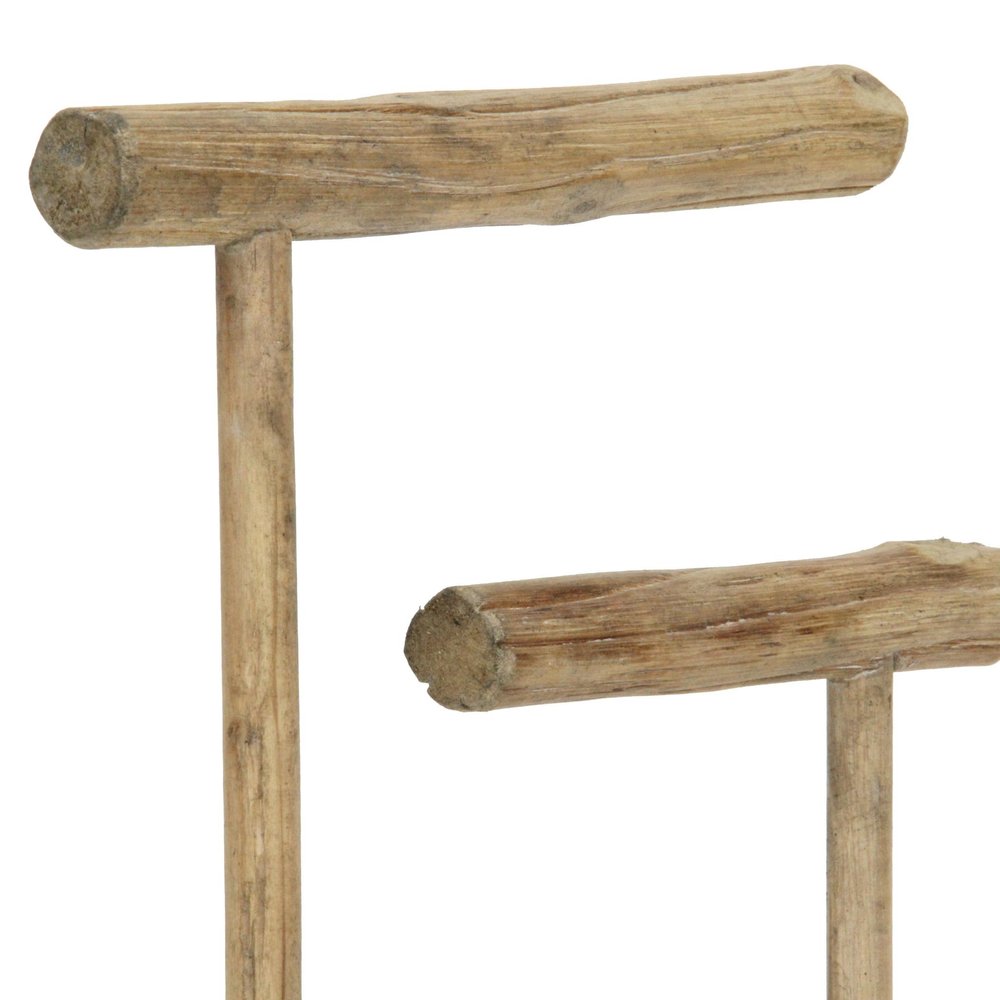 14" Brown Drift Wood Three Tier Decorative Jewelry Holder
