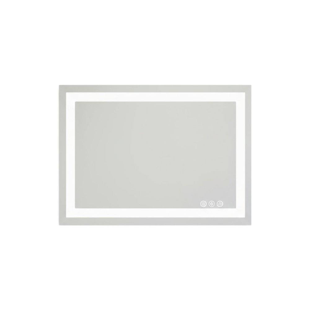 20" Clear Lighted Frameless Bathroom Vanity Mirror