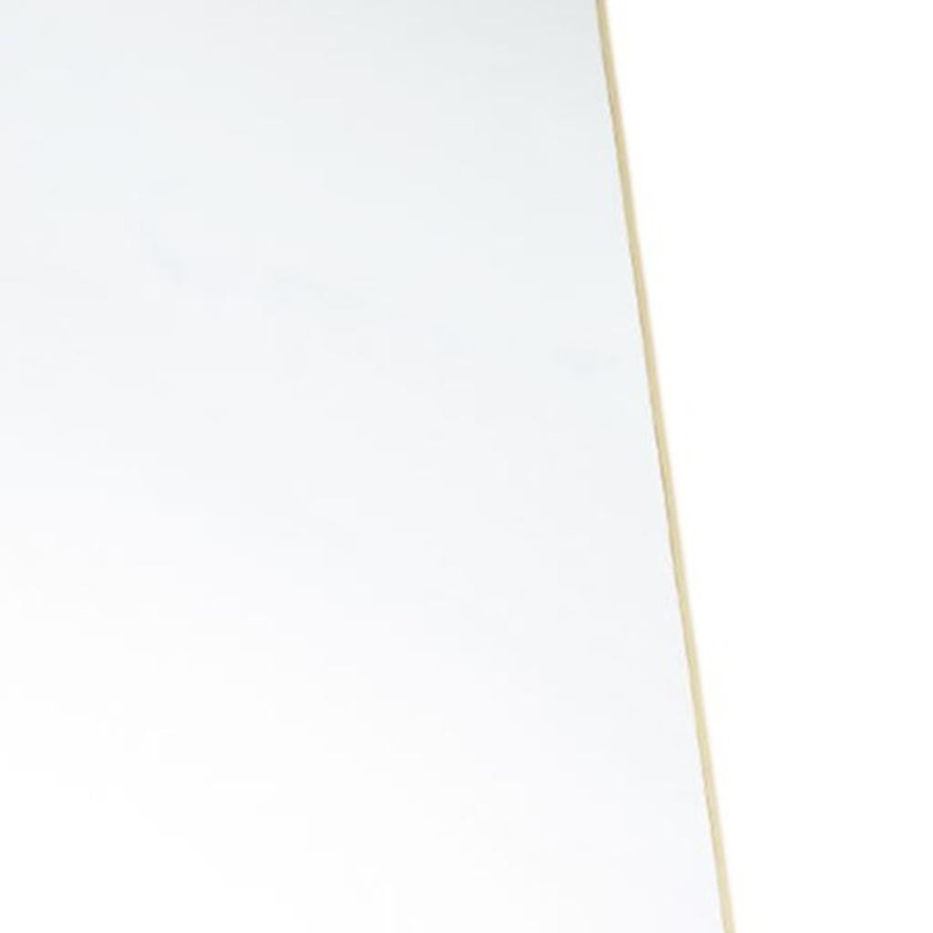 63" Gold Metal Freestanding and Wall Mount Framed Full Length Mirror