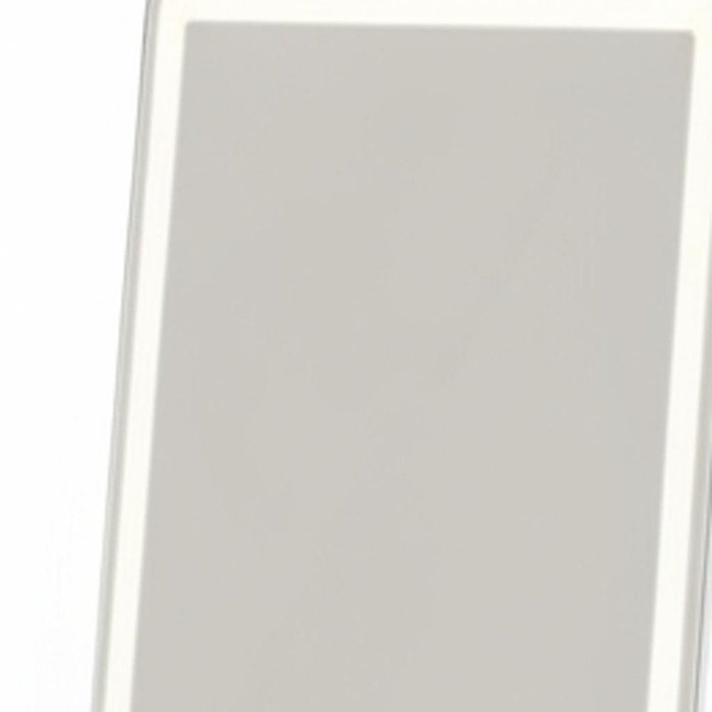64" Clear Lighted Freestanding and Wall Mount Frameless Full Length Mirror