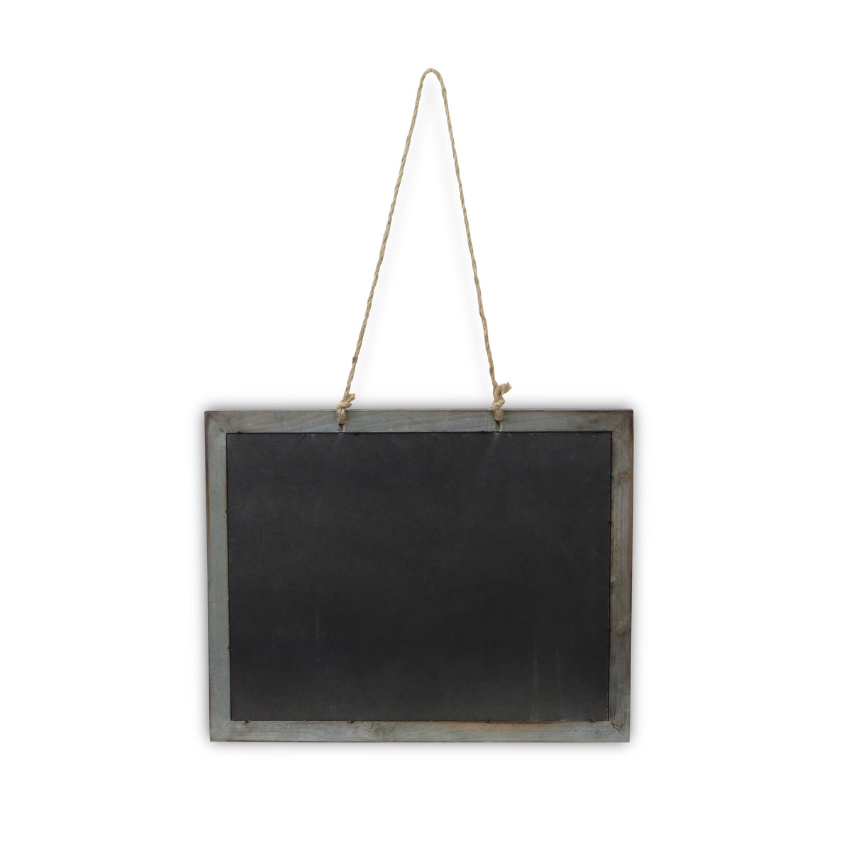 15" X 19" Brown Wood Hanging Chalkboard