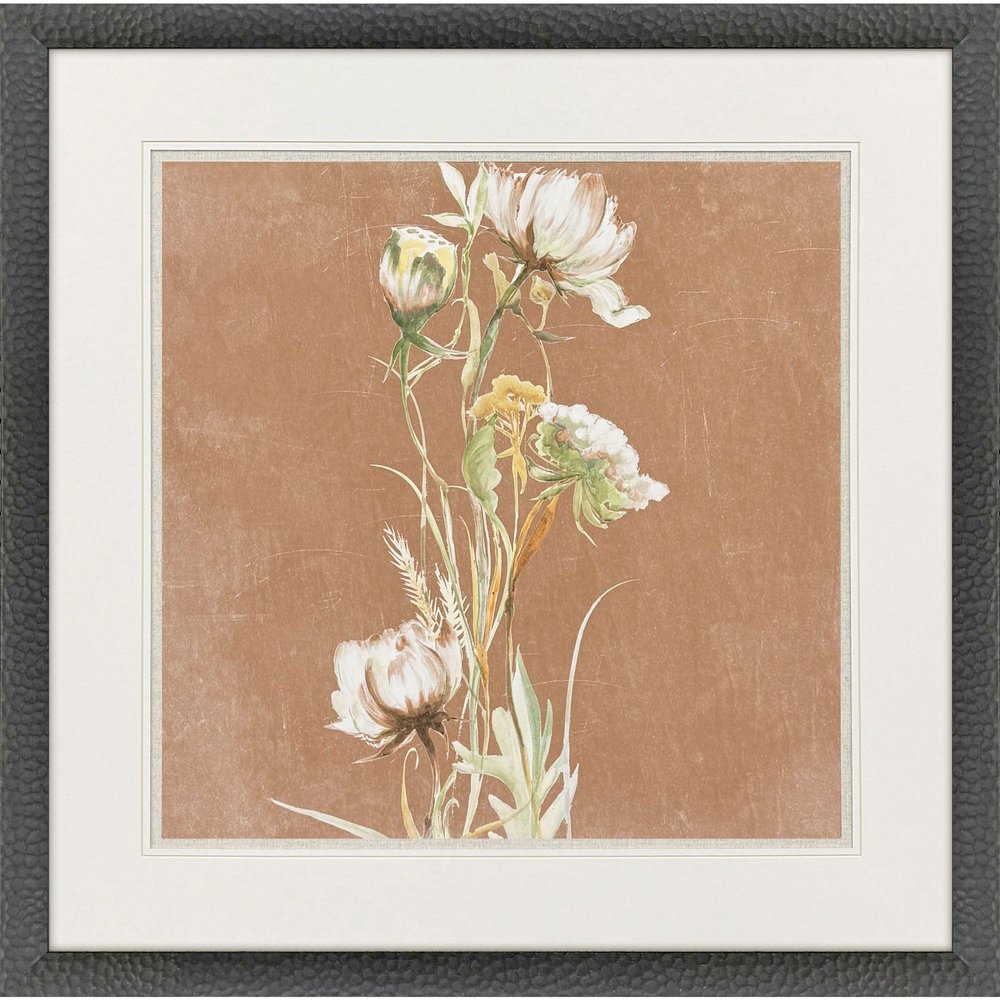 Wildflowers I Black Framed Wall Art