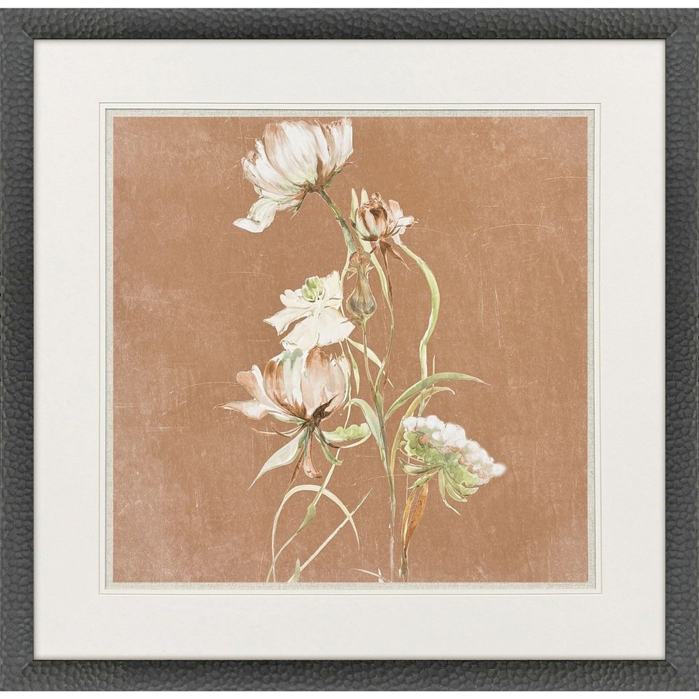 Wildflowers II Black Framed Wall Art