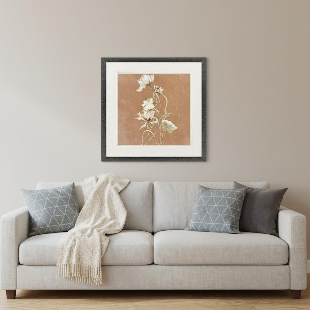 Wildflowers II Black Framed Wall Art