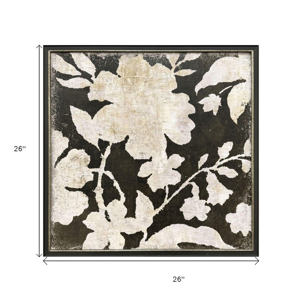 Vintage Textile 2 Black Framed Wall Art