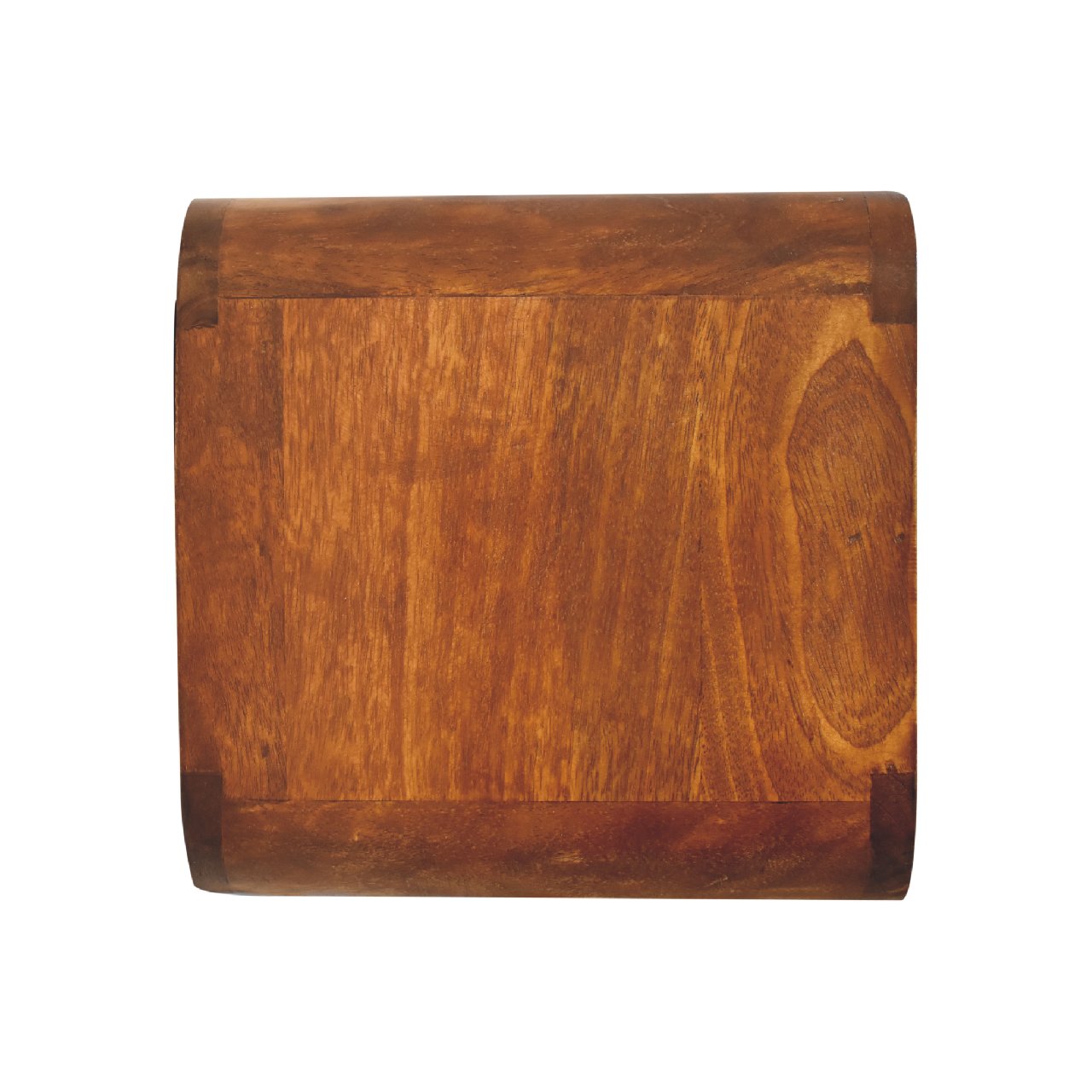 12" Chestnut Solid Wood One Drawer Floating Nightstand