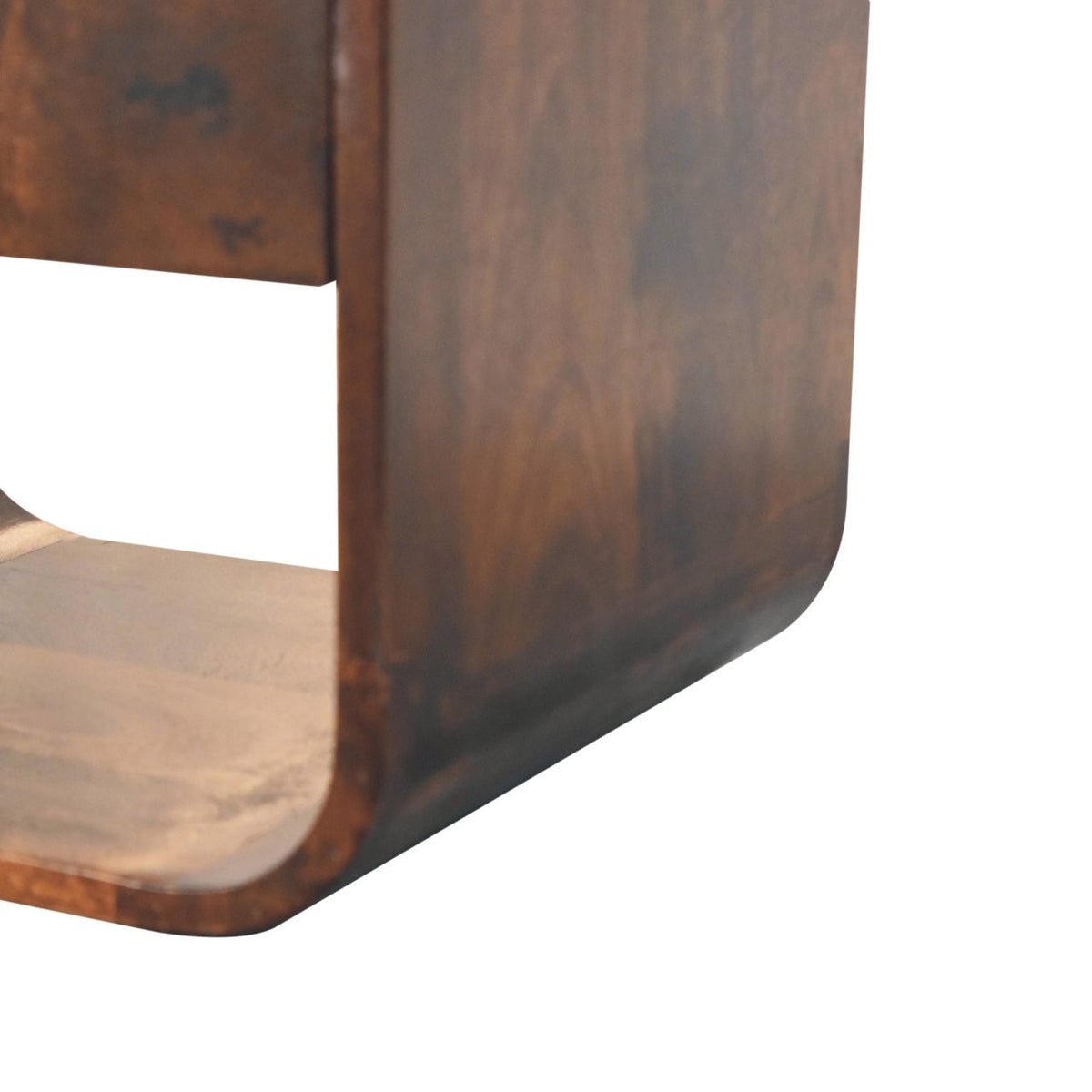 22" Chestnut Solid Wood One Drawer Nightstand