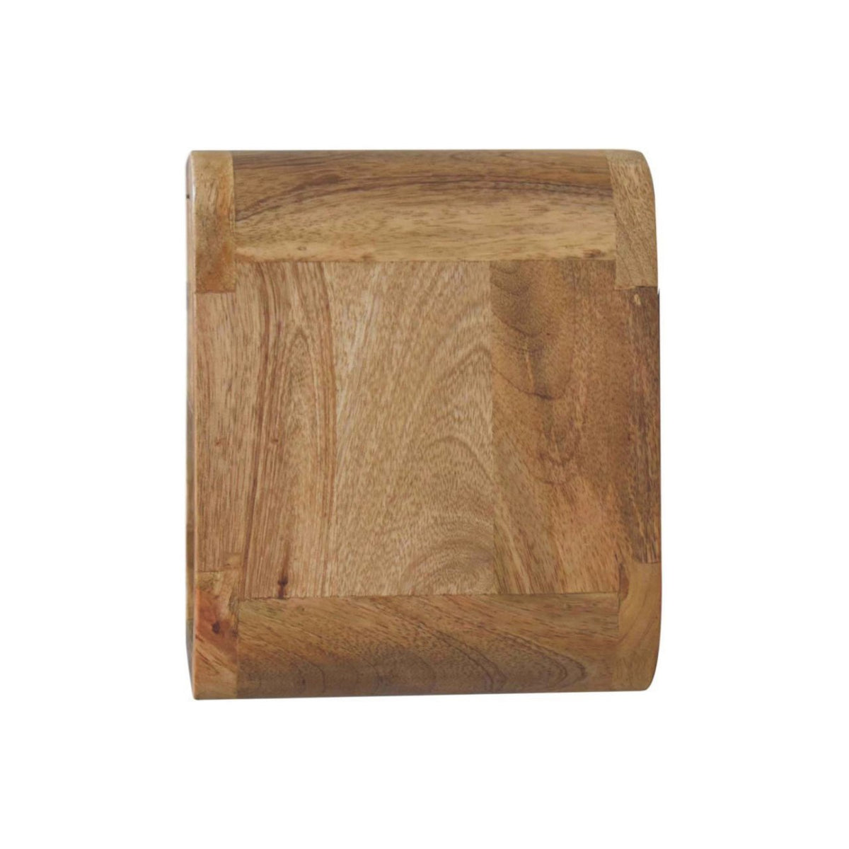 12" Oak Solid Wood One Drawer Floating Nightstand