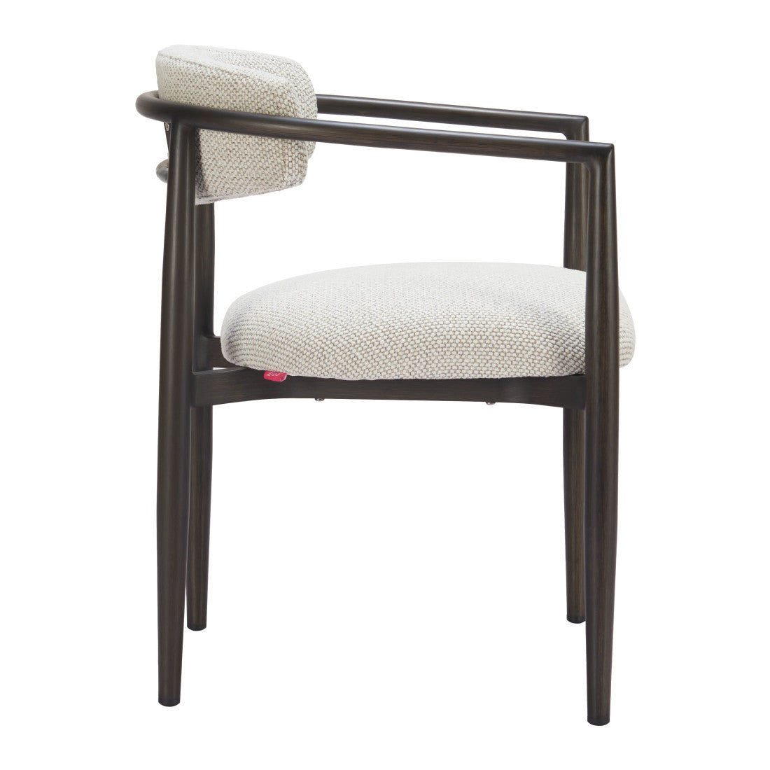 22" White Aluminum Outdoor Dining Chair