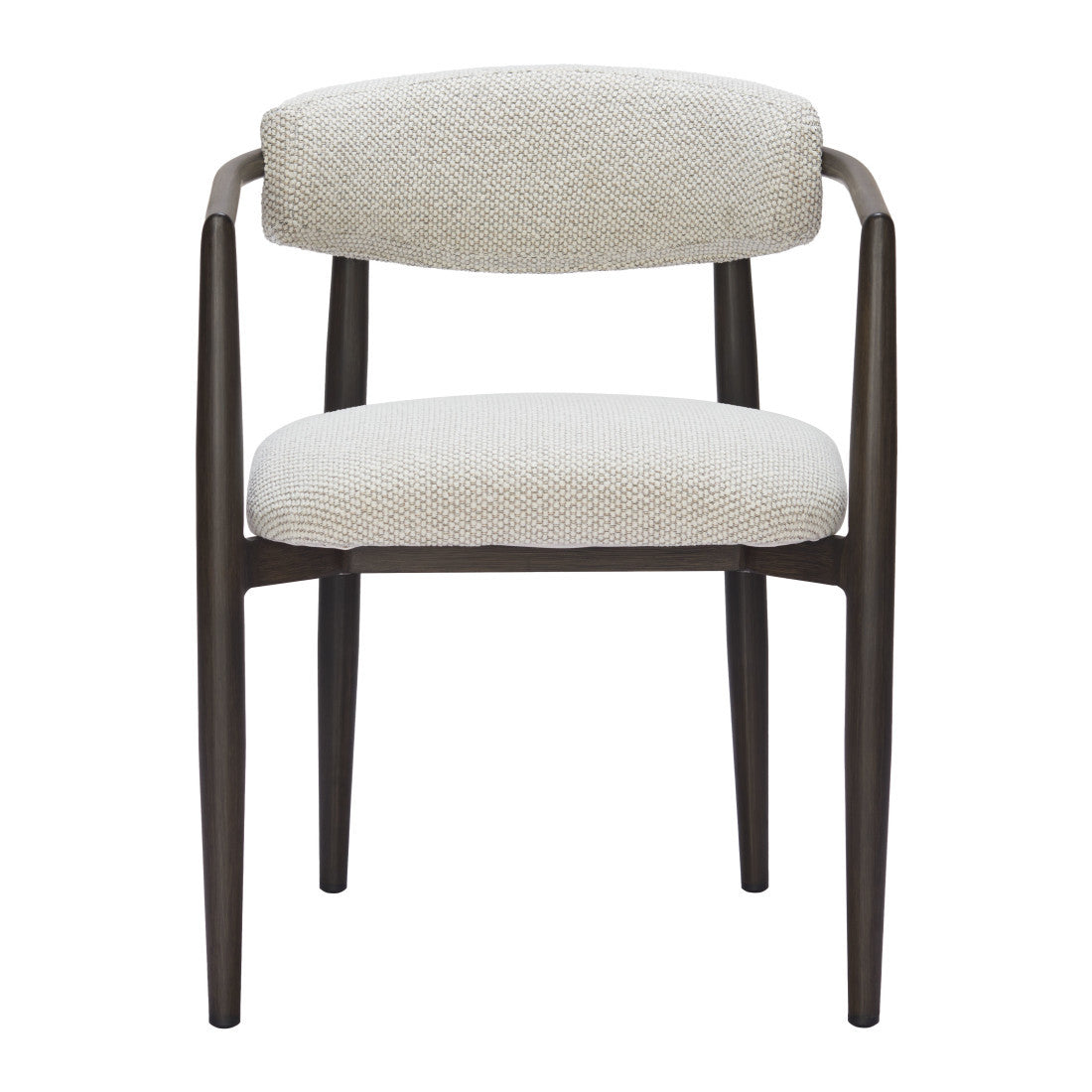 22" White Aluminum Outdoor Dining Chair