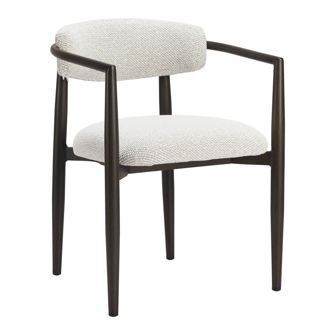 22" White Aluminum Outdoor Dining Chair