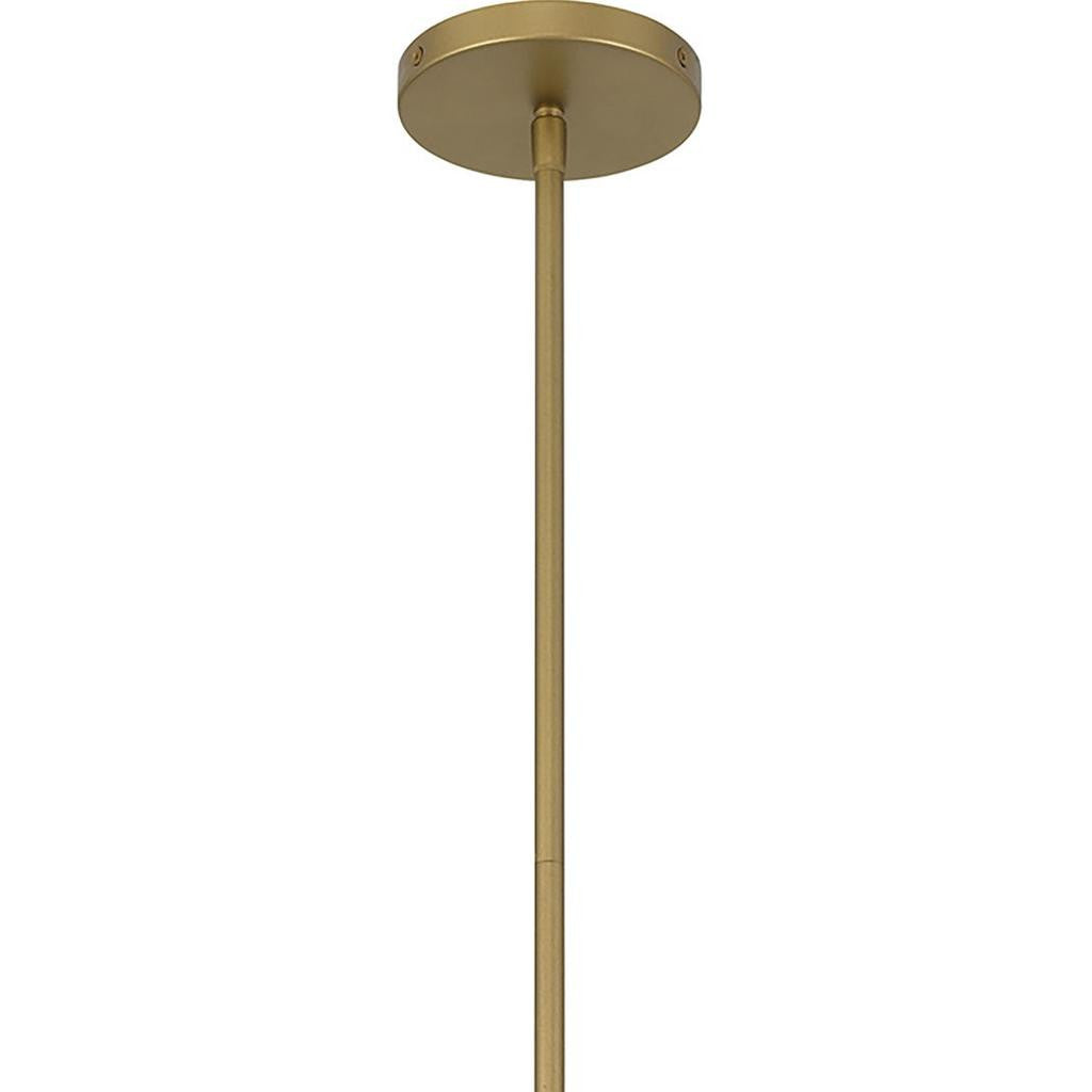 16" Antique Gold Aluminum Cone LED Dimmable Outdoor Pendent Hanging Light