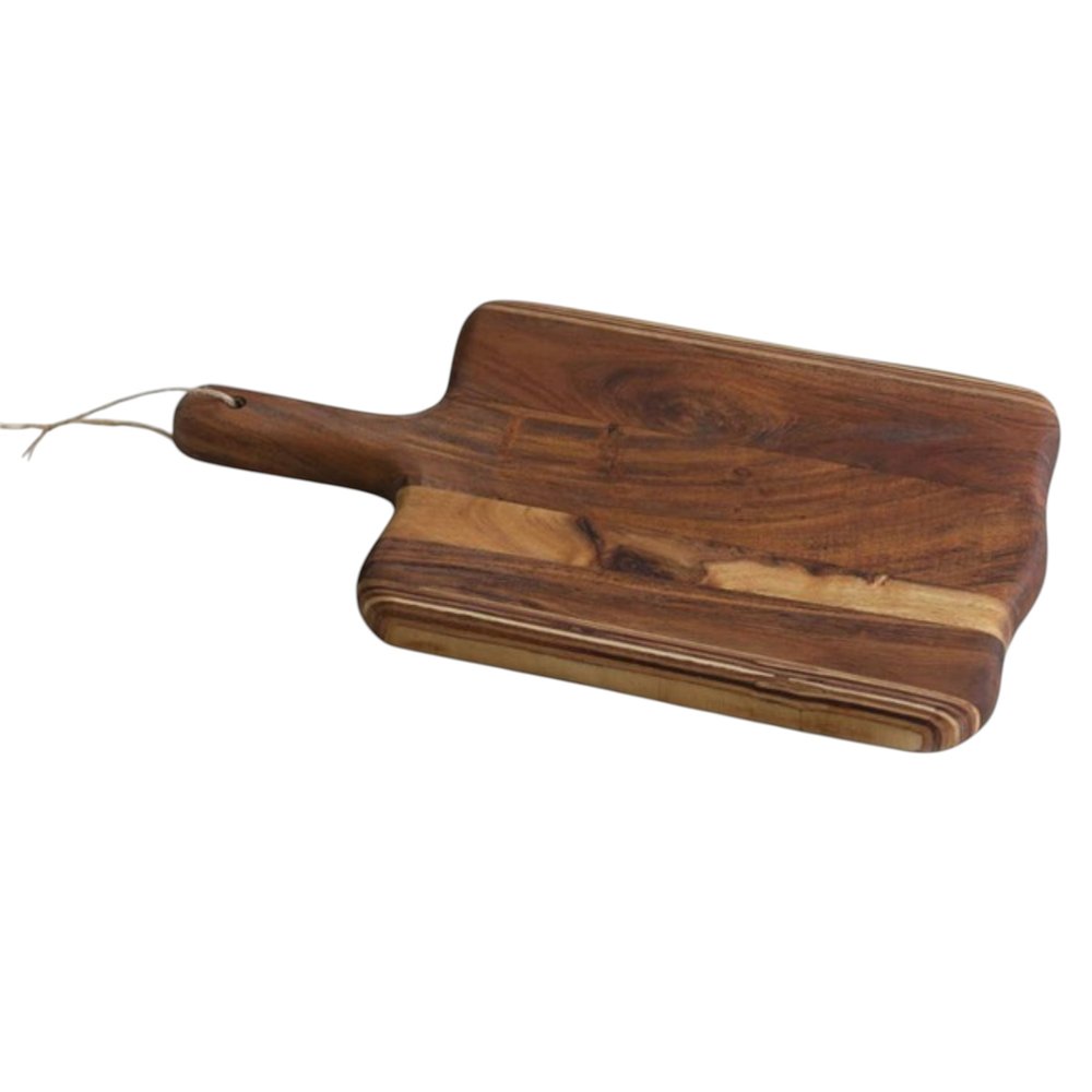 17" Brown Solid Wood Cutting Board