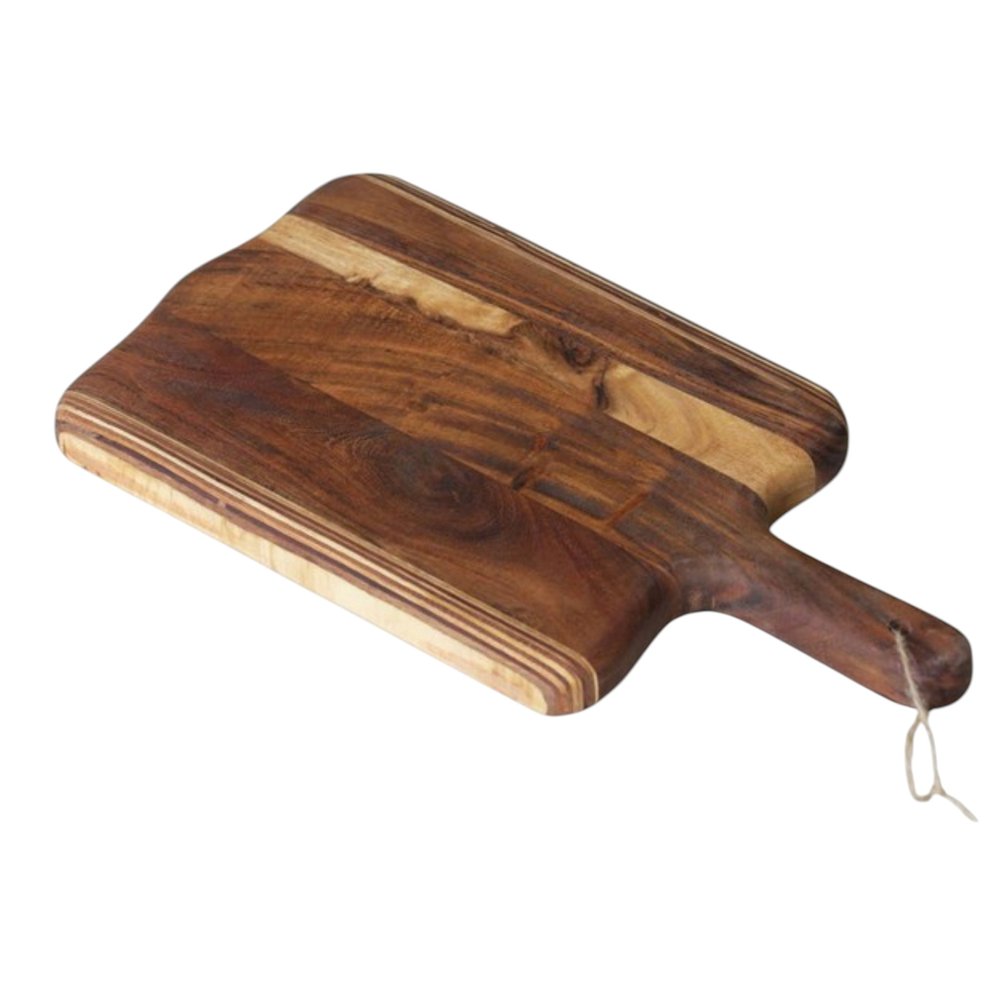 17" Brown Solid Wood Cutting Board