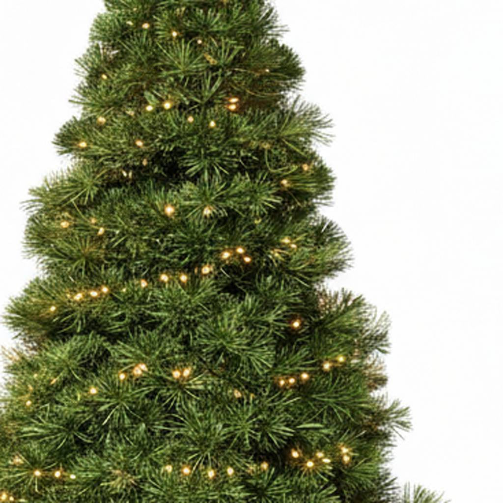 4.5' Pre Lit Full Spruce Christmas Tree