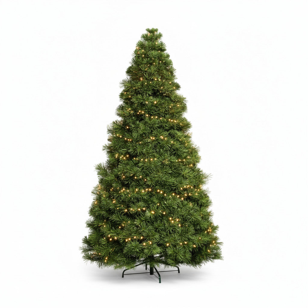7.5' Pre Lit Full Spruce Christmas Tree